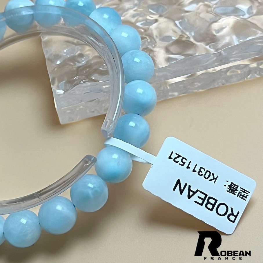 綺麗 EU製 定価23万円☆ROBEAN・ドミニカ共和国産のラリマー