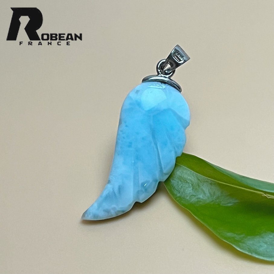 高級 EU製 定価5万円☆ROBEAN・アイスラリマー・ペンダント 高級 EU製 定価5万円☆ROBEAN・アイスラリマー・ペンダント
