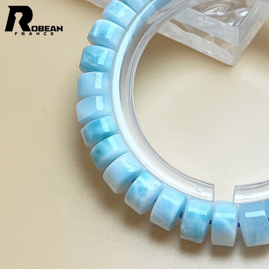 上級 EU製 定価10万円☆ROBEAN・ドミニカ共和国産のラリマー