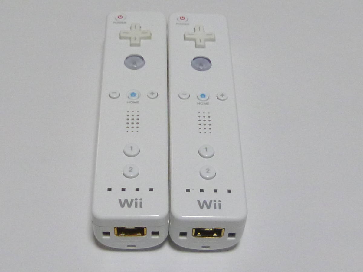 R055Wii リモコン 2個セット 任天堂 純正 RVL-003 白 ホワイト R055Wii リモコン 2個セット 任天堂 純正 RVL-003 白 ホワイト