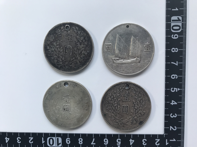 袁世凱銀貨 中国銀貨 4枚 中華民国22年 孫文銀貨 袁世凱 開国 袁世凱銀貨 中国銀貨 4枚 中華民国22年 孫文銀貨 袁世凱 開国