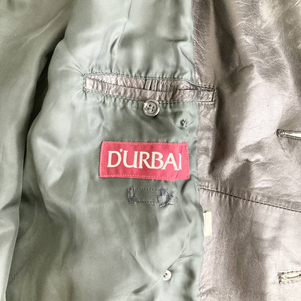 レア 美品】DURBAN ダーバン L オールレザー トレンチコート