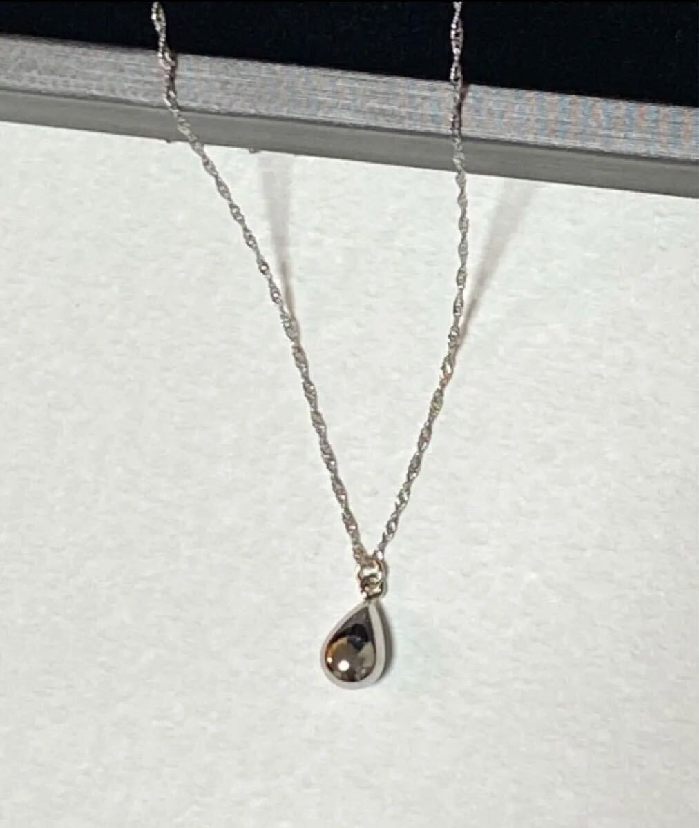 プラチナネックレス pt900雫ペンダントトップ pt850スクリュー プラチナネックレス pt900雫ペンダントトップ pt850スクリュー