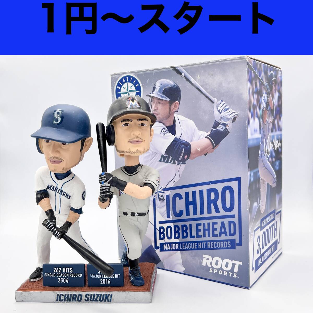 1円〜 イチロー 2017年 球場配布 ダブルボブルヘッド バブル 1円〜 イチロー 2017年 球場配布 ダブルボブルヘッド バブル