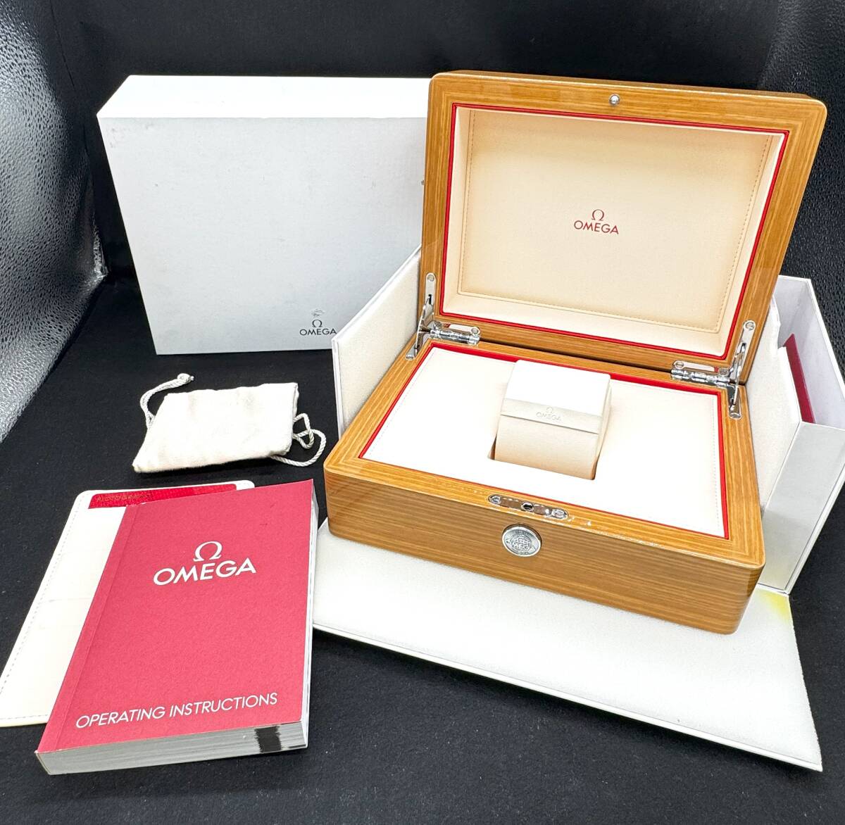 [ Omega коробка ] [OMEGA] из дерева часы box пустой коробка BOX наручные часы OMG7