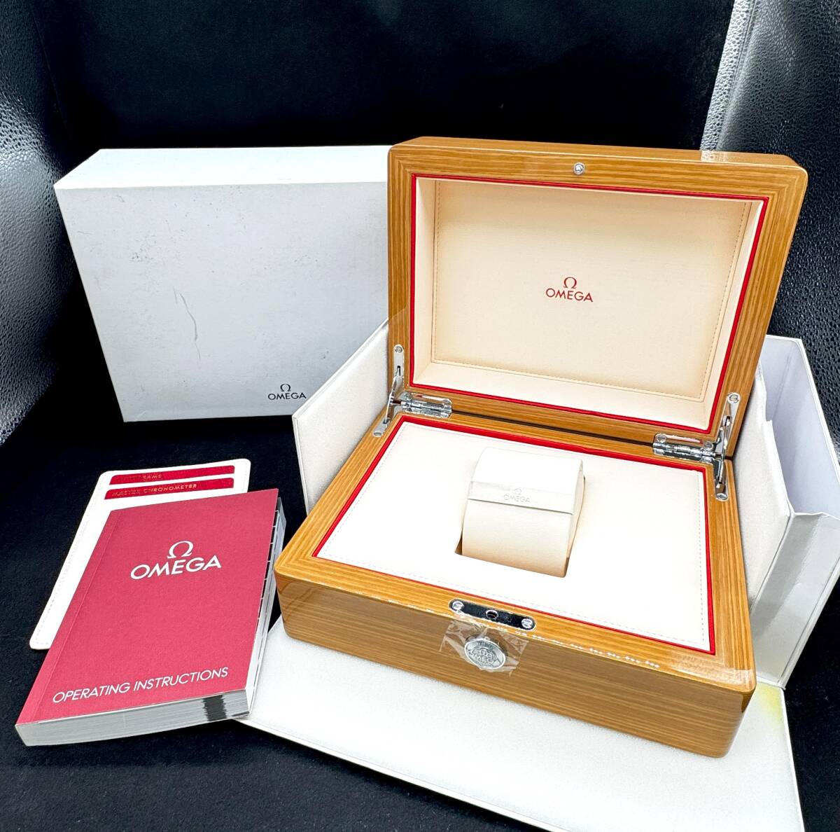 [ Omega коробка ] [OMEGA] из дерева пустой коробка BOX часы box наручные часы OMG2