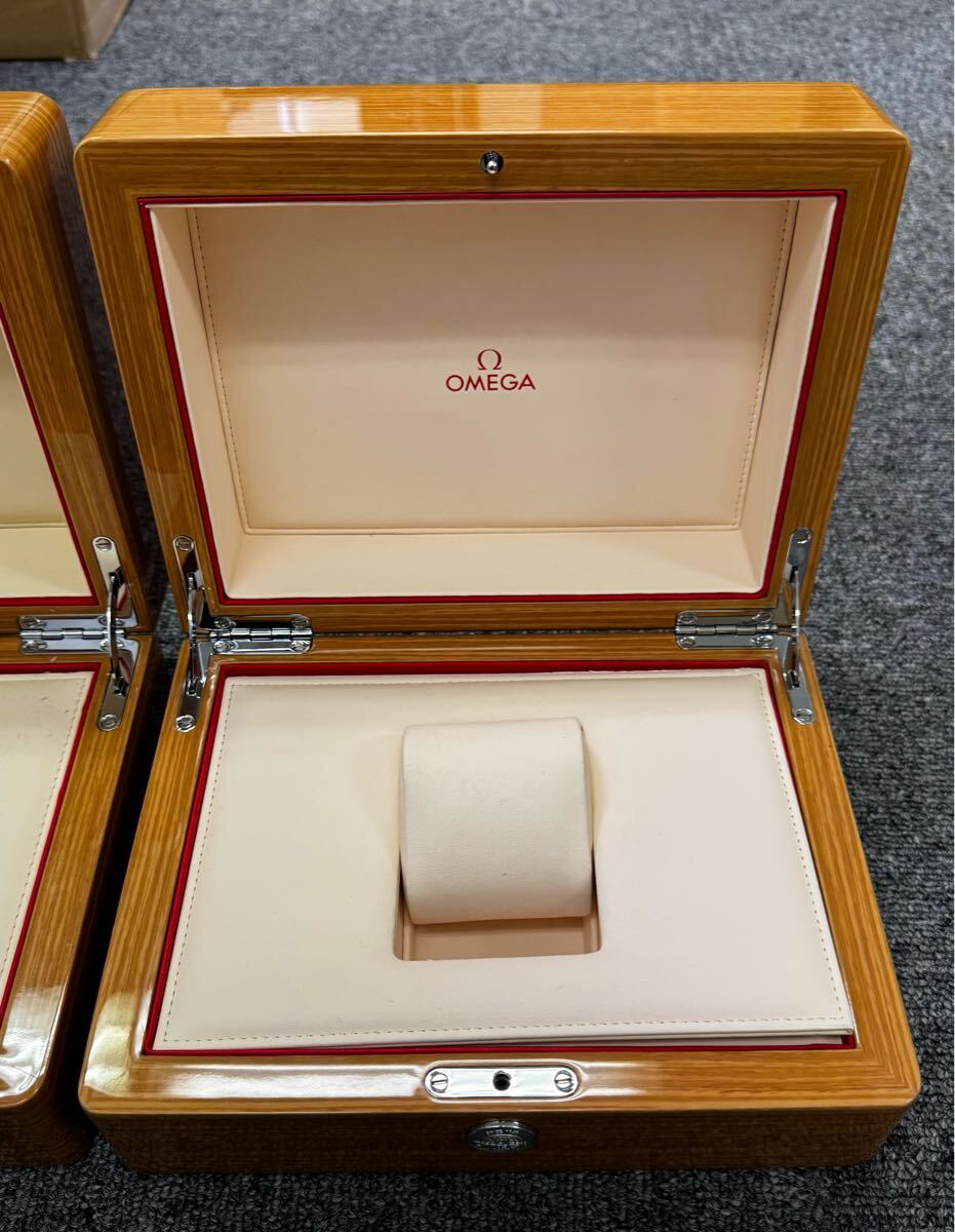 オメガ箱 1円〜】 「OMEGA」 空箱 2箱 木箱 腕時計 内箱 BOX オメガ箱 1円〜】 「OMEGA」 空箱 2箱 木箱 腕時計 内箱 BOX