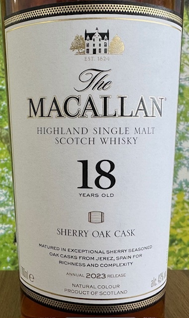 20065】未開栓 The MACALLAN ザ・マッカラン 18年 2023 シェリー 20065】未開栓 The MACALLAN ザ・マッカラン 18年 2023 シェリー