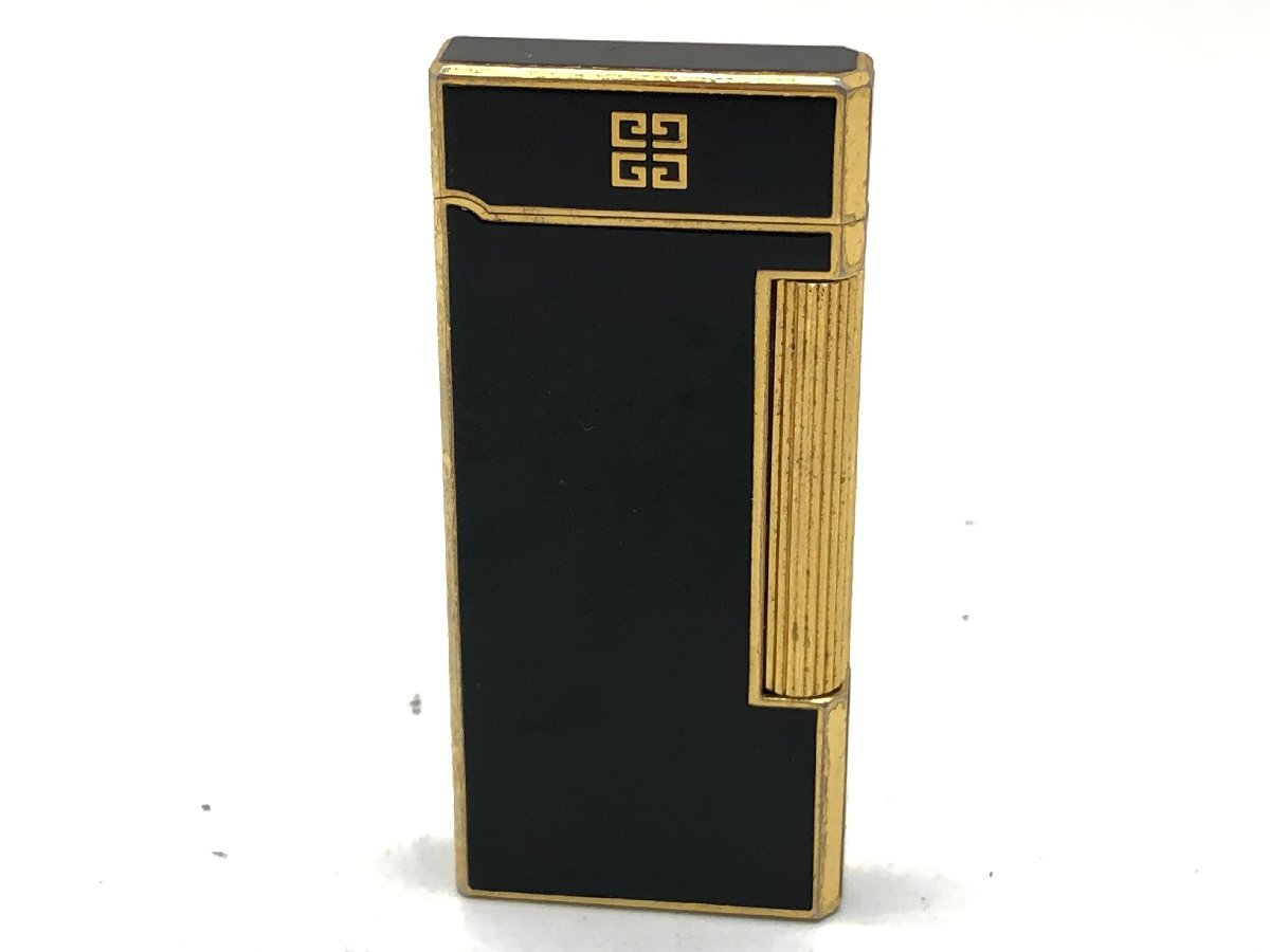 【全品送料無料】 ジバンシー 2000 GIVENCHY □ ガスライター ゴールド × ブラック ガスライター
