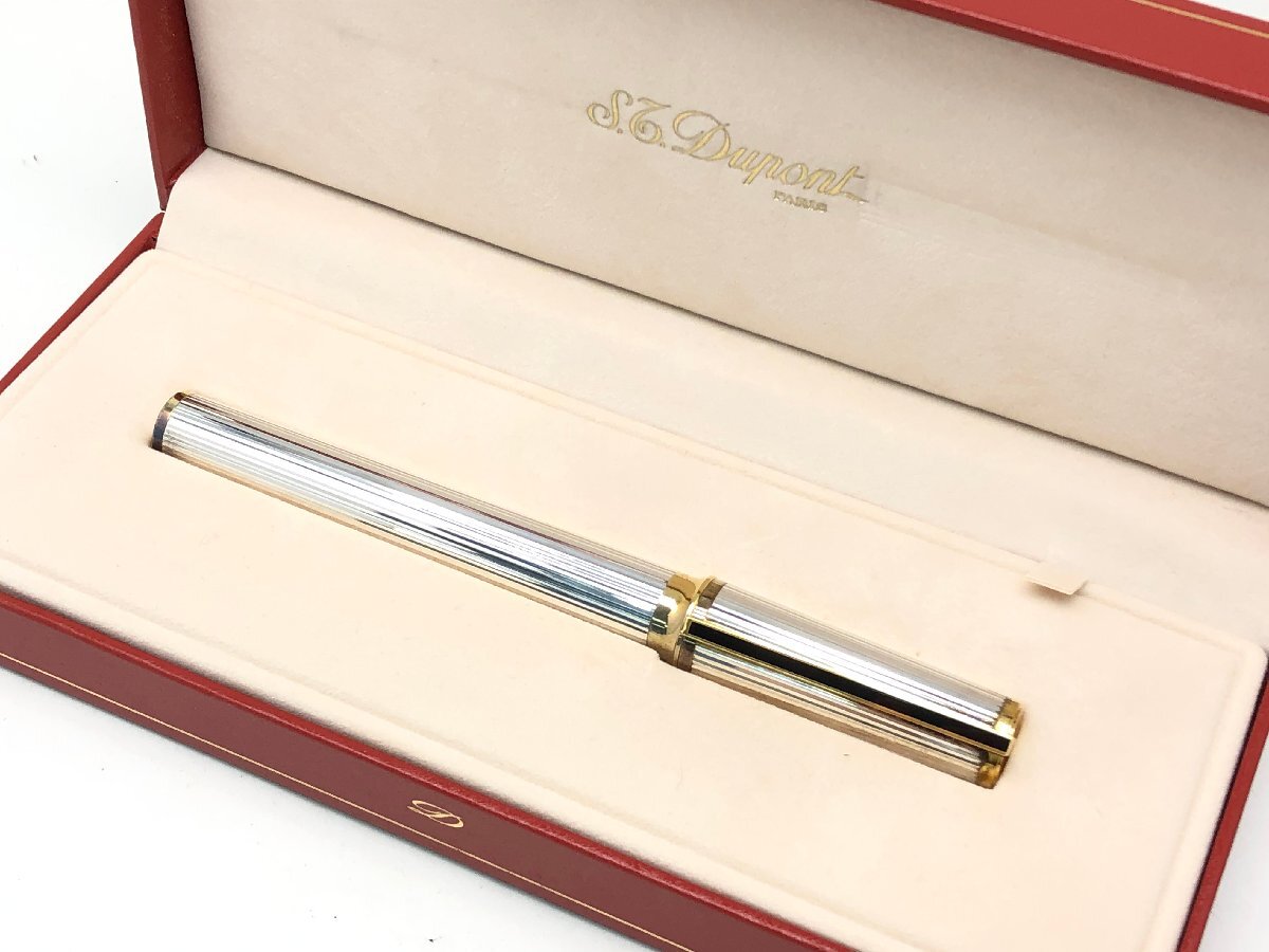 デュポン モンパルナス 万年筆 ペン先 18ct 750 シルバー デュポン モンパルナス 万年筆 ペン先 18ct 750 シルバー