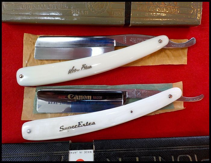 美 西洋剃刀 2本 玉鋼 製 等 検 床屋 理容 かみそり BARBER 砥石 美 西洋剃刀 2本 玉鋼 製 等 検 床屋 理容 かみそり BARBER 砥石