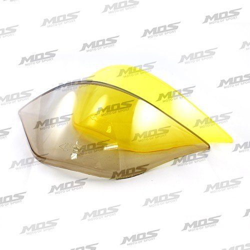 バイク用品 MOS制 SUZUKI スズキ アドレスV125S用 ヘッドライトレンズカバー イエロー【送料800円】
