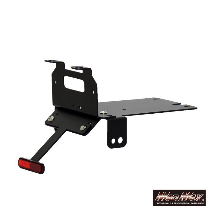 MADMAX バイク用品 KAWASAKI カワサキ ZRX400/ZRX400-II用 アルミ製 フェンダーレスキット ブラック ZR400E リアカウル ドレスアップ_画像2