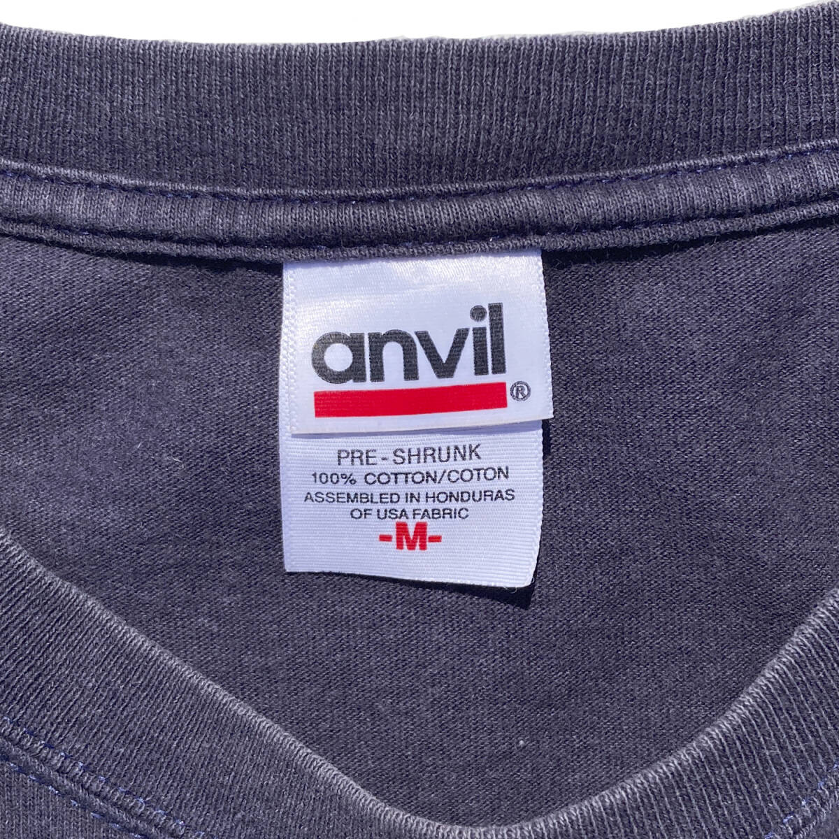 Malawi チャリティー ロンT Mサイズ anvil マラソン アフリカ ボランティア TEE 長袖 マラウイ ネイビー 紺 navy VOLUNTEER STAFF スタッフ_画像10