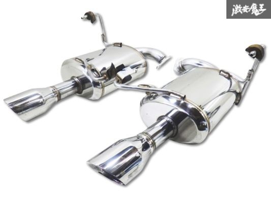 【廃番品】純正OP STI DBA-VMG レヴォーグ 2.0GT-Sアイサイト 4WD FA20E 2014年8月 リアピース マフラー 左右 JARI 20140015S VM4 棚