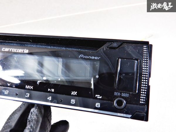 【保証付 動作OK】 carrozzeria カロッツェリア 汎用 1DIN CD オーディオ デッキ チューナー レシーバー DEH-5600 即納 棚