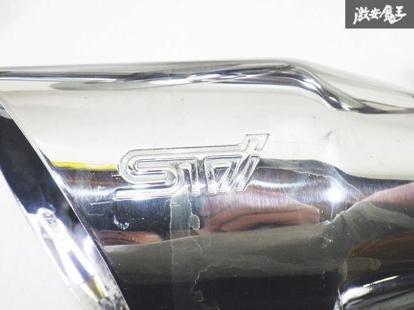 【廃番品】純正OP STI DBA-VMG レヴォーグ 2.0GT-Sアイサイト 4WD FA20E 2014年8月 リアピース マフラー 左右 JARI 20140015S VM4 棚