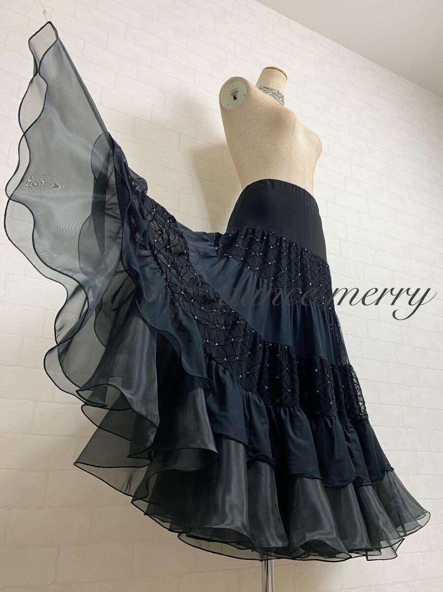 M-L 送料無料 【MERRY】 新品 社交ダンス セットアップ M-L 送料無料 【MERRY】 新品 社交ダンス セットアップ