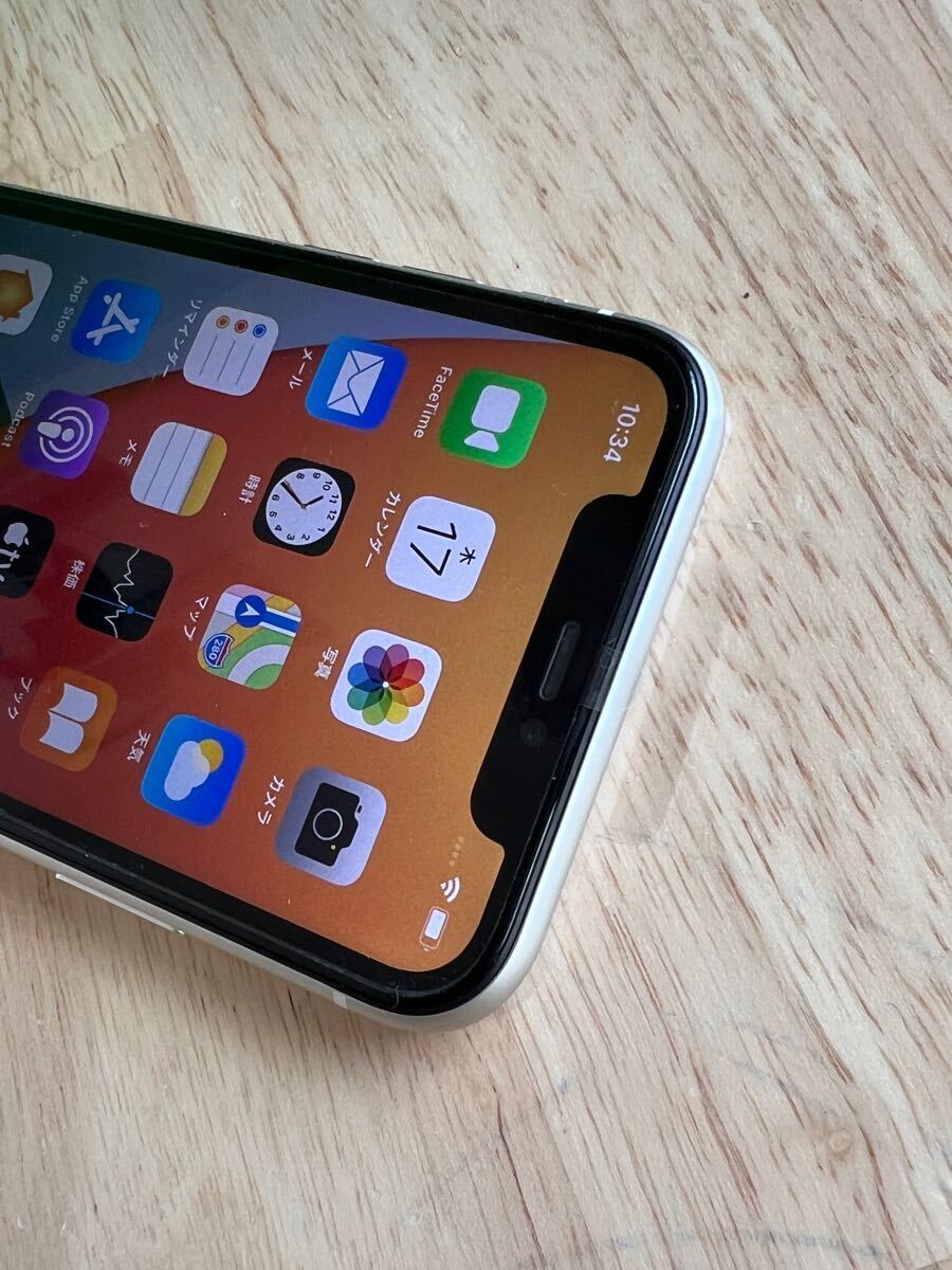 新品未使用 SIMフリー iPhone 11 128GB ホワイト バッテリー100 新品未使用 SIMフリー iPhone 11 128GB ホワイト バッテリー100