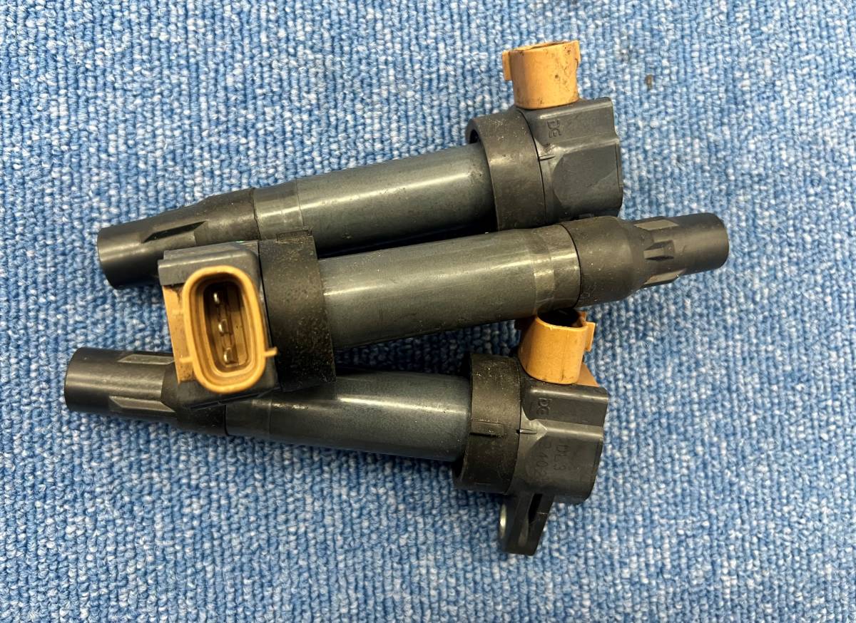 ☆送料￥600　DL3　コイル　純正　 スズキ ワゴンR MH21S MH22S MH23S エブリィ DA64W DA64W　3本　イグニッションコイル　MK32S_画像2