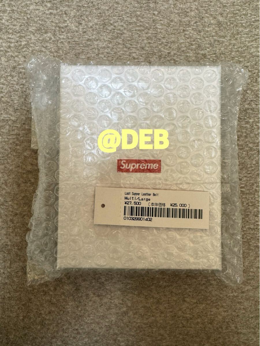 Supreme 2025SS Last Supper Leather Belt Multi Lサイズ Supreme 2025SS Last Supper Leather Belt Multi Lサイズ
