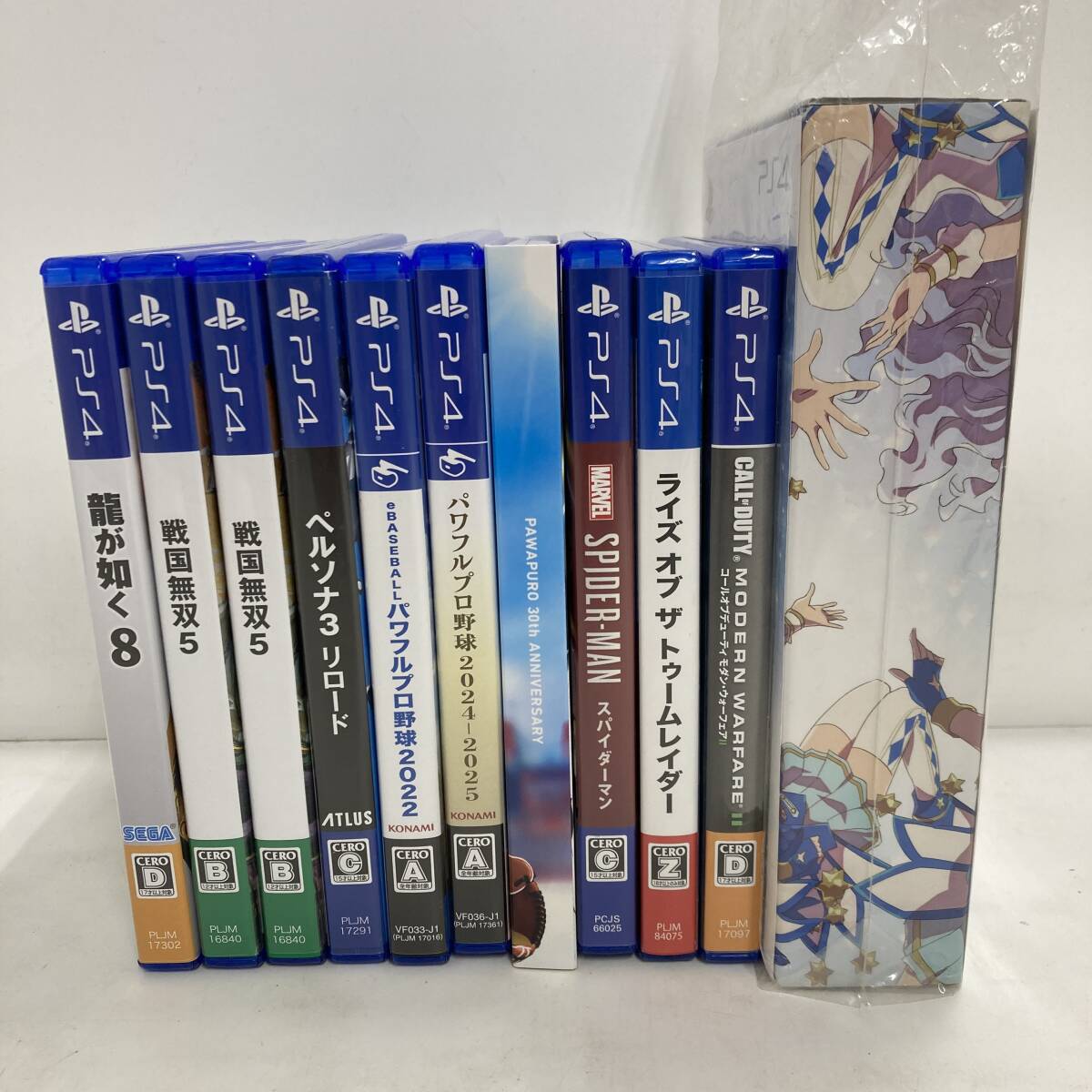 02w14394【1円~】PS4ソフト 11本セット 龍が如く8 戦国無双5 02w14394【1円~】PS4ソフト 11本セット 龍が如く8 戦国無双5