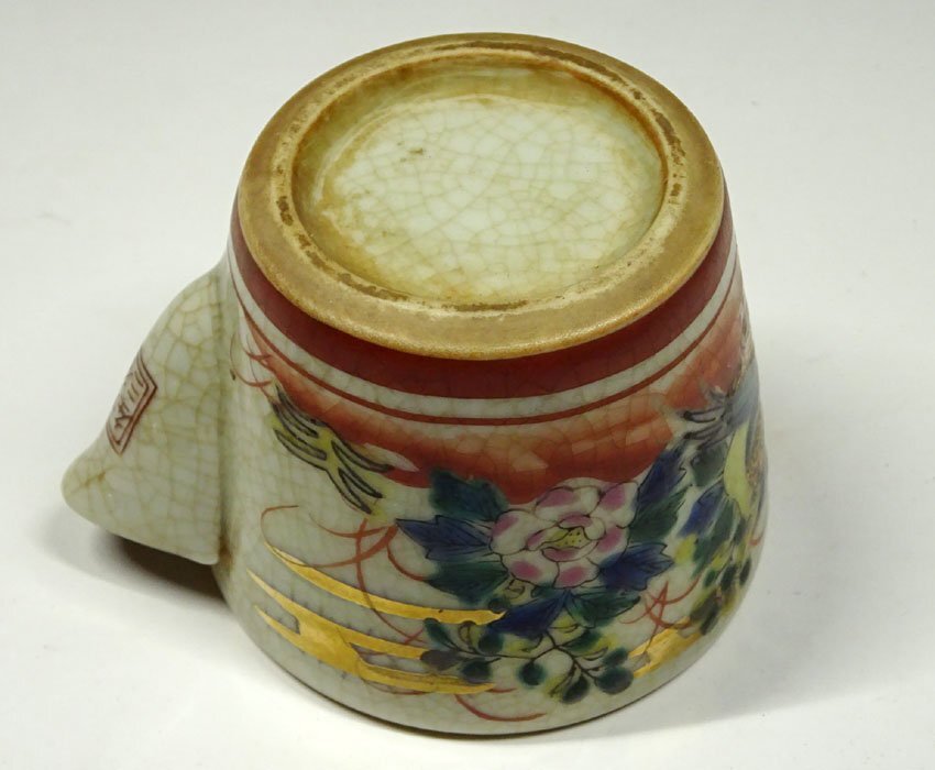 緑屋c□ 九谷庄三 九谷焼 金彩色絵 煎茶器揃 (急須 宝瓶 緑屋c□ 九谷庄三 九谷焼 金彩色絵 煎茶器揃 (急須 宝瓶