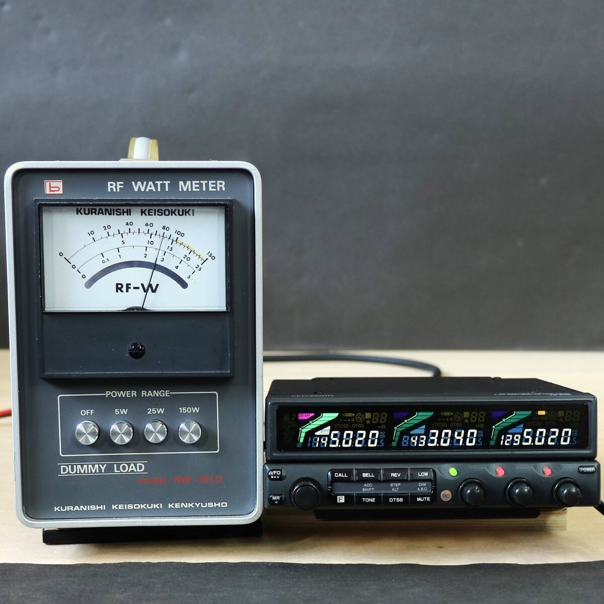 KENWOOD Kenwood TM-942 (145/430/1200MHz) 3 частота высокая яркость белый цвет LED заменяемый settled ( поиск : TM-941 Δ100 )