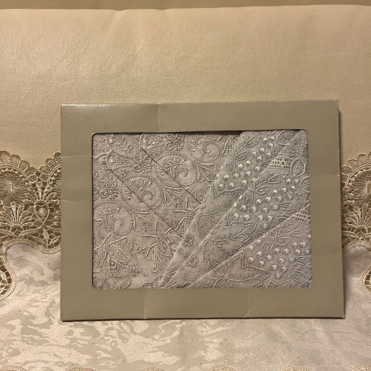 値下げしました!スワトー ハンカチ2枚セット 汕頭 SWATOW スワトウ 刺繍 ハンカチ 2枚セット 未使用 ケース