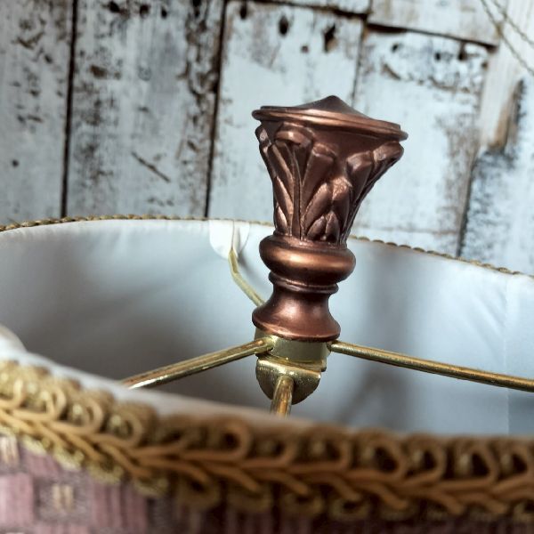 90-00s ヴィンテージ Oliver オリバー スタンドライト ナイト ランプ テーブル 照明 クラシック ビンテージ アンティーク ロココ 古道具_画像4