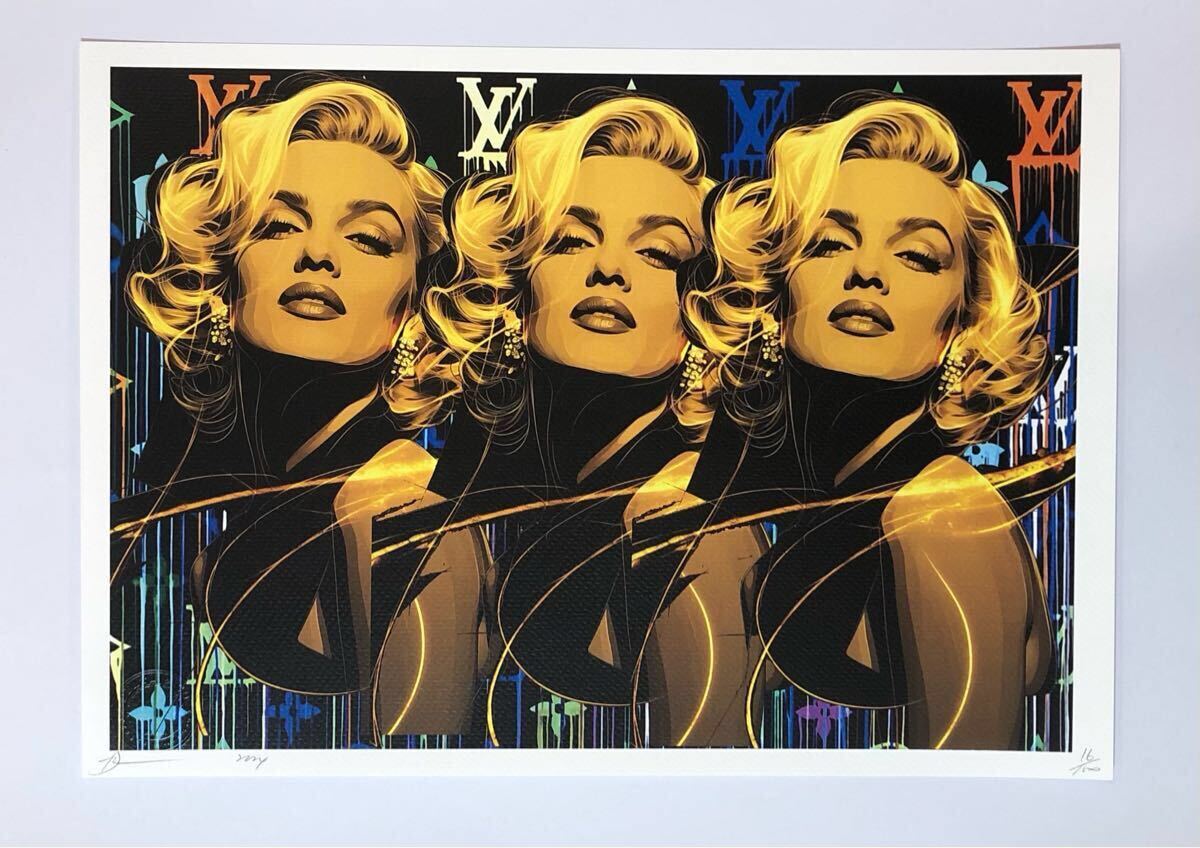 DEATH NYC アートポスター 世界限定100枚 マリリンモンロー DEATH NYC アートポスター 世界限定100枚 マリリンモンロー