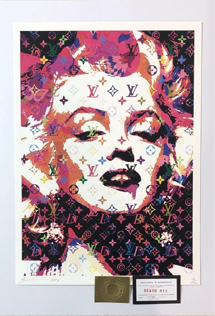 DEATH NYC アートポスター 世界限定100枚 Andy Warhol アンディ DEATH NYC アートポスター 世界限定100枚 Andy Warhol アンディ