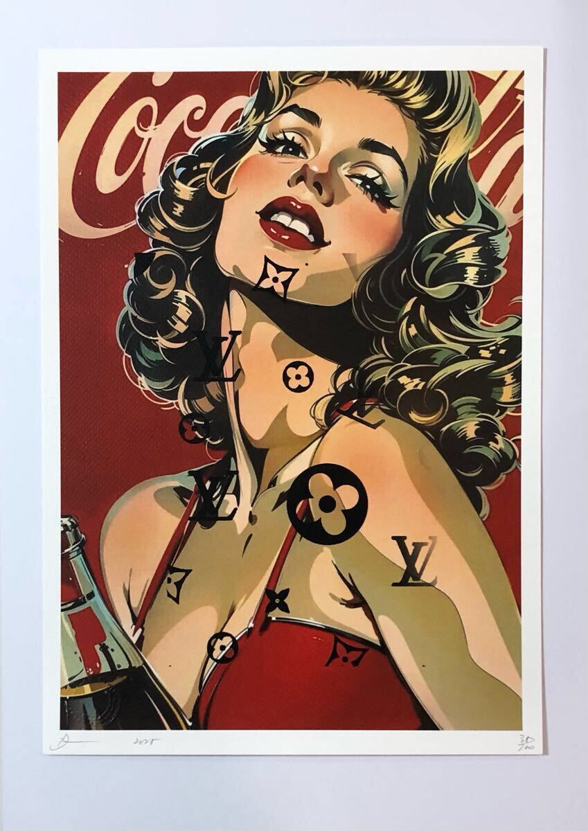 DEATH NYC アートポスター 世界限定100枚 マリリンモンロー DEATH NYC アートポスター 世界限定100枚 マリリンモンロー