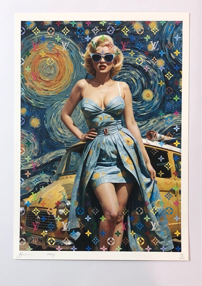 DEATH NYC アートポスター 世界限定100枚 Marilyn Monroe DEATH NYC アートポスター 世界限定100枚 Marilyn Monroe