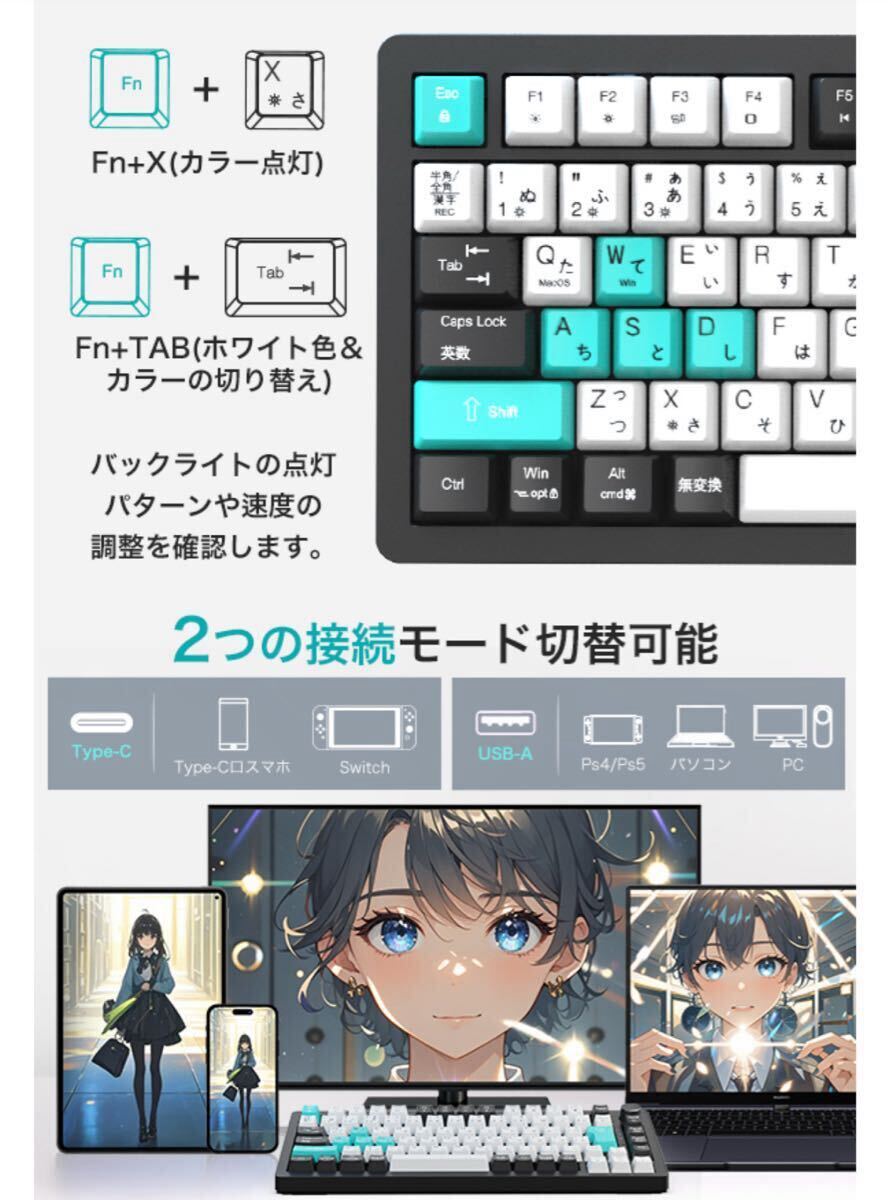 メカニカルキーボード【2025年業界オリジナル開発・日本語配列と メカニカルキーボード【2025年業界オリジナル開発・日本語配列と