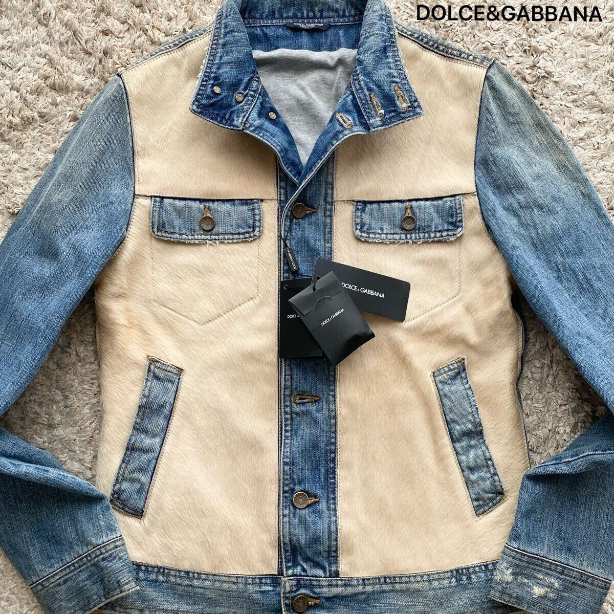 未使用品○Lサイズ○ドルチェ&ガッバーナ DOLCE&GABBANA ハラコ 未使用品○Lサイズ○ドルチェ&ガッバーナ DOLCE&GABBANA ハラコ