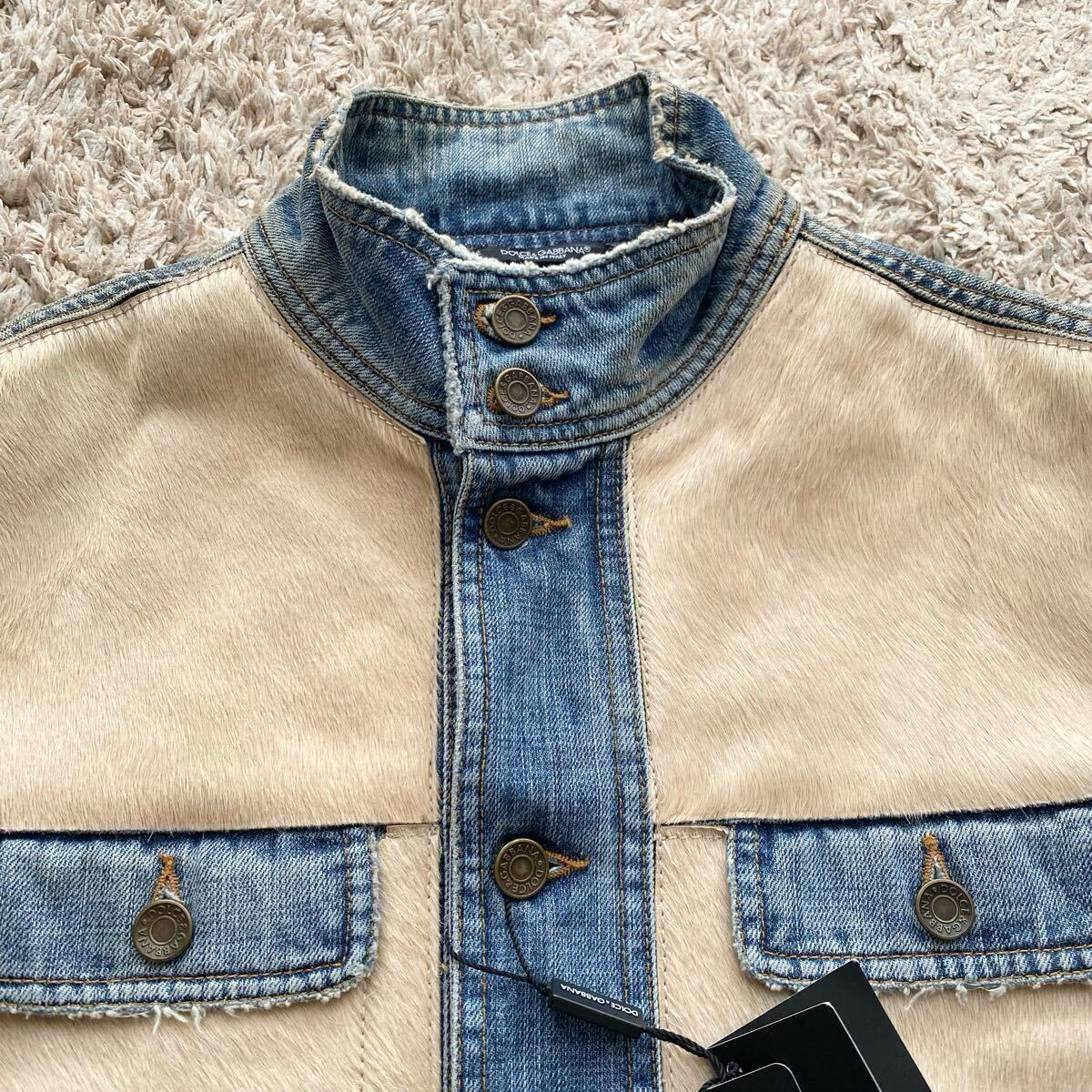 未使用品○Lサイズ○ドルチェ&ガッバーナ DOLCE&GABBANA ハラコ 未使用品○Lサイズ○ドルチェ&ガッバーナ DOLCE&GABBANA ハラコ