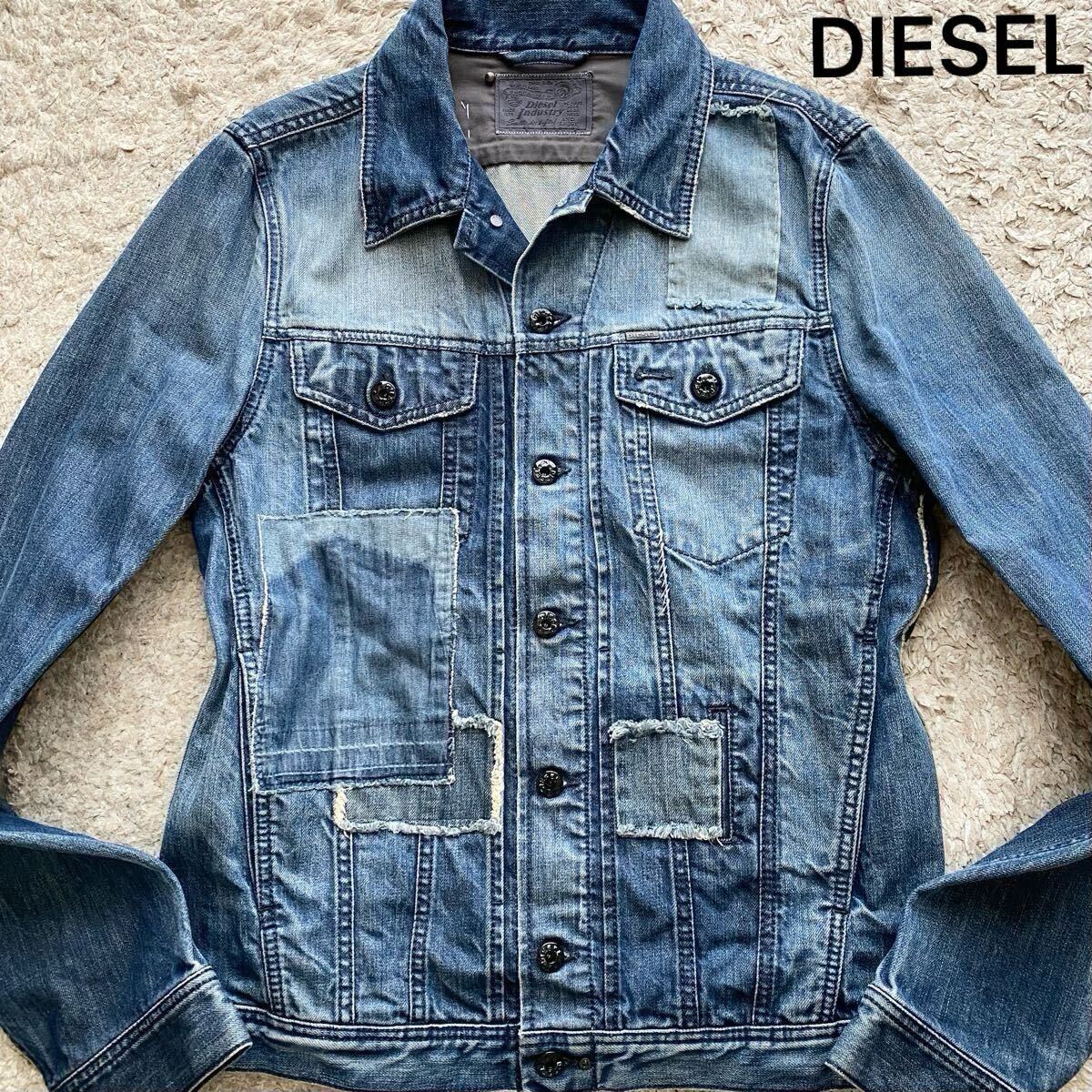 未使用級○XLサイズ相当○DIESEL ディーゼル デニムジャケット 未使用級○XLサイズ相当○DIESEL ディーゼル デニムジャケット