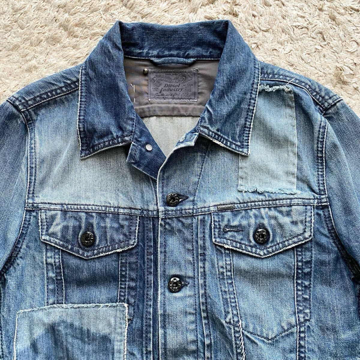 未使用級○XLサイズ相当○DIESEL ディーゼル デニムジャケット 未使用級○XLサイズ相当○DIESEL ディーゼル デニムジャケット