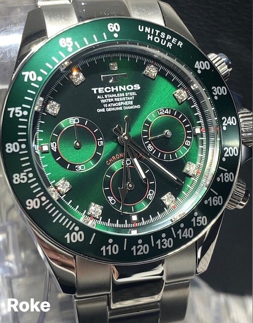 天然ダイヤモンド付き 限定カラー 新品 テクノス TECHNOS 正規品 天然ダイヤモンド付き 限定カラー 新品 テクノス TECHNOS 正規品