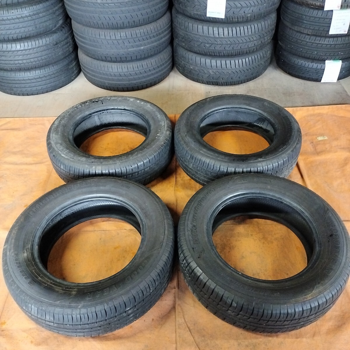 【G0403】GOODYEAR EfficientGrip ECO Hybrid EG01 205/65R15 ノーマルタイヤ4本セット_画像1