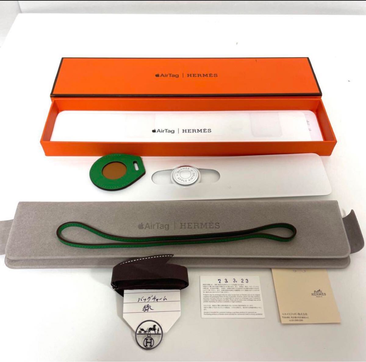 Apple AirTag Hermes アップル エルメス バッグチャーム Apple AirTag Hermes アップル エルメス バッグチャーム