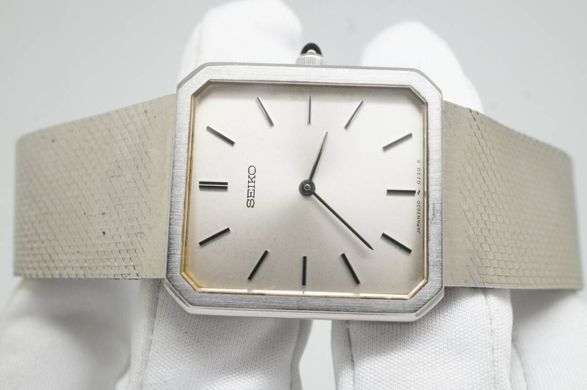 D103○作動良好 SEIKO セイコー 2620-5070 クレドール アシエ