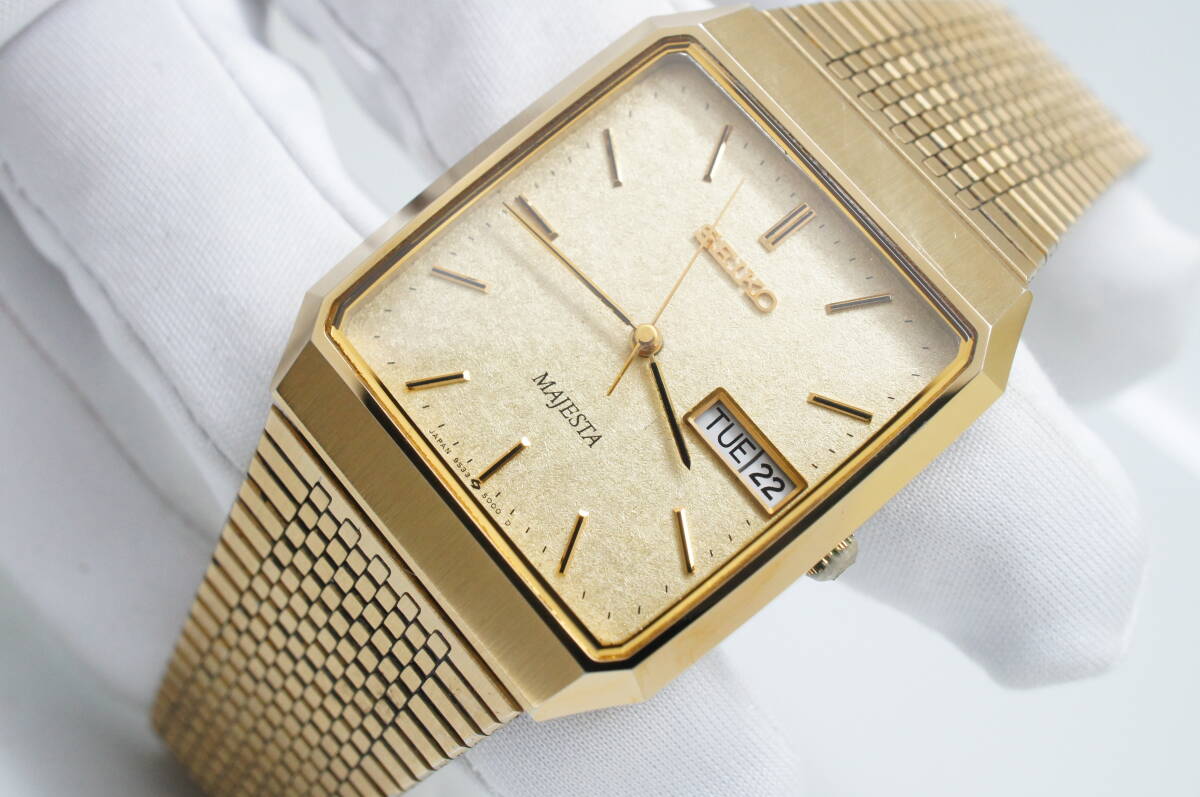 D120○作動良好 SEIKO セイコー MAJESTA マジェスタ 9533-5000 D120○作動良好 SEIKO セイコー MAJESTA マジェスタ 9533-5000