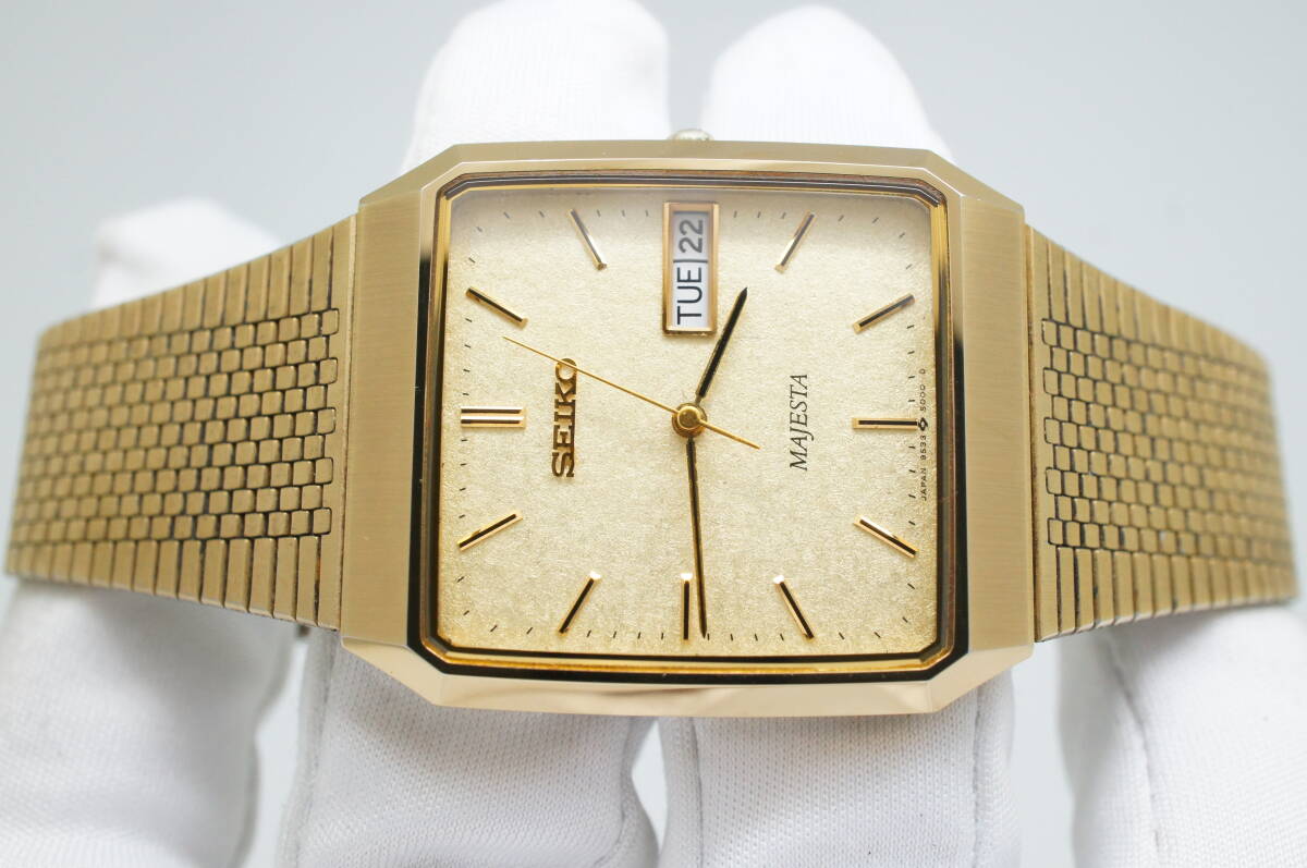 D120○作動良好 SEIKO セイコー MAJESTA マジェスタ 9533-5000 D120○作動良好 SEIKO セイコー MAJESTA マジェスタ 9533-5000