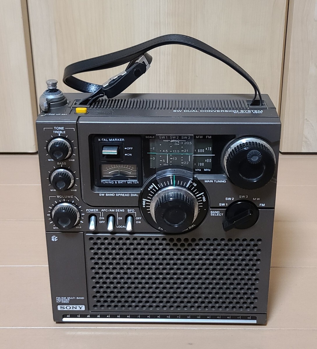 昭和レトロ SONY ソニー スカイセンサー ラジオ ICF-5900 専用 昭和レトロ SONY ソニー スカイセンサー ラジオ ICF-5900 専用