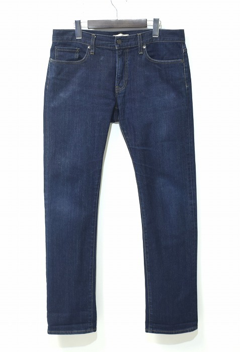 UNIQLO (ユニクロ) UJ ストレッチ ソフトジーンズ スリムストレート 321-078966 JEANS デニムパンツ DENIM PANTS メンズ 33 ボトム 