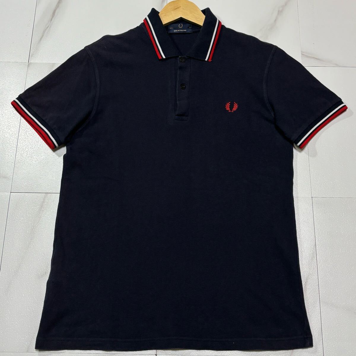美品/名作 FRED PERRY フレッドペリー ポロシャツ 半袖 ティップ 美品/名作 FRED PERRY フレッドペリー ポロシャツ 半袖 ティップ