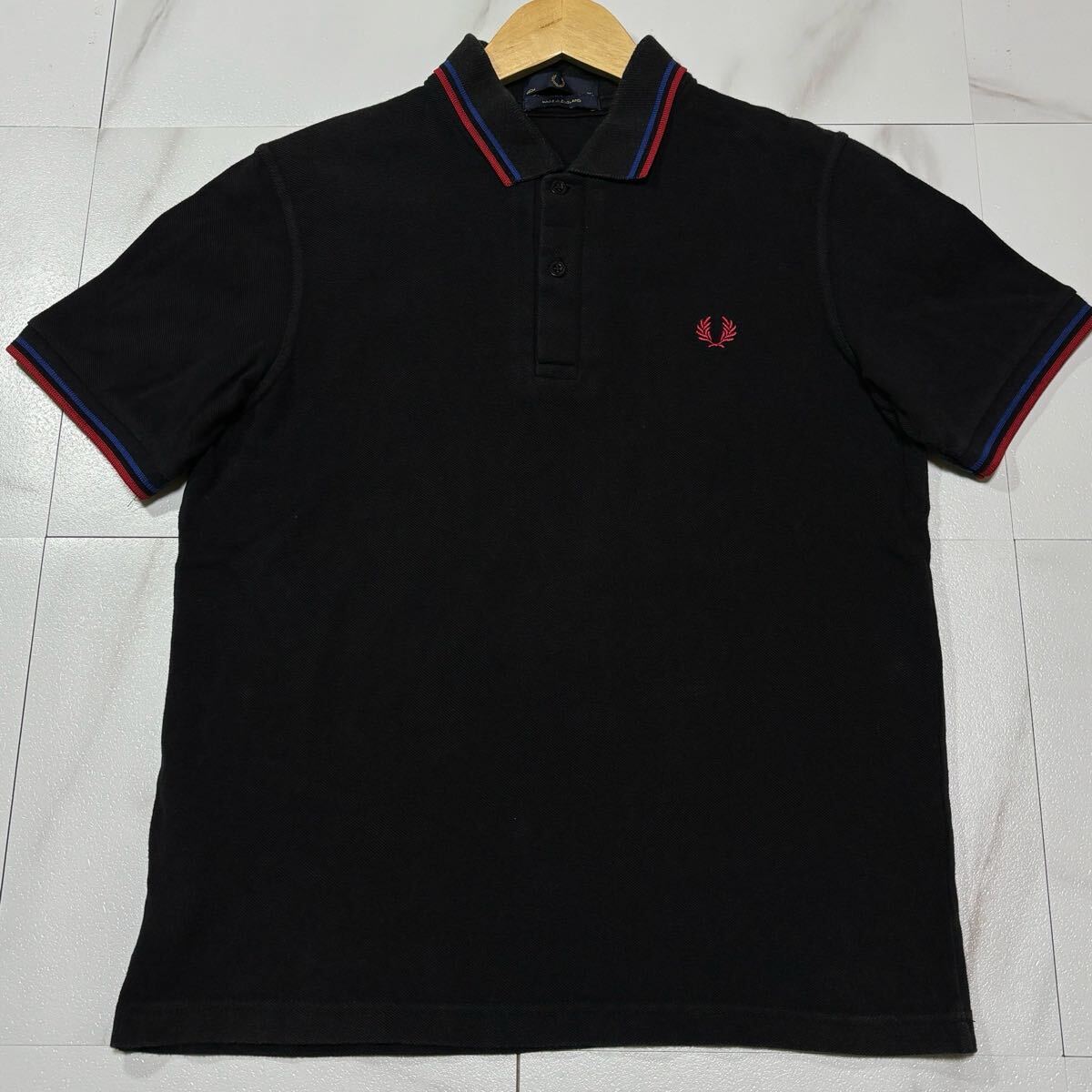 希少/名作 FRED PERRY フレッドペリー ポロシャツ 半袖 ロゴ刺繍 希少/名作 FRED PERRY フレッドペリー ポロシャツ 半袖 ロゴ刺繍