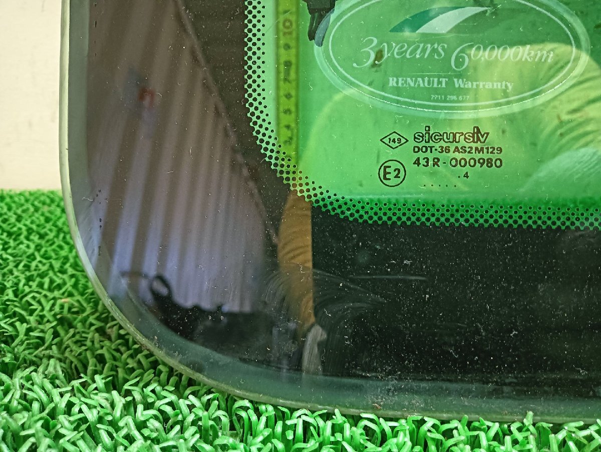  Renault правый задний боковое стекло в задней части кузова Kangoo GH-KCK4M, 2004 #hyj NSP235036